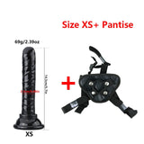 2.4~5.5cm dildo Strap-On penis Adjustable Strapon dildo realistic Sex toys for Lesbian women Couples suction cup dildo Pants