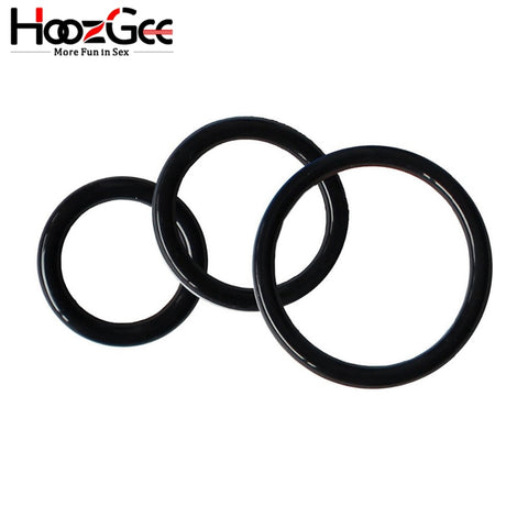 HoozGee Super Stretchy and Strong Cock Rings for Man Sex Products Penis Ring Sextoys Extended Ejaculation Time Sex Toys (3pcs)