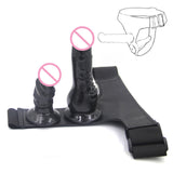 Double Penis Dildo Double Ended Strapon Ultra Elastic Harness Belt Strap On Dildo Adult Sex Toys for Woman Couples Sex Products
