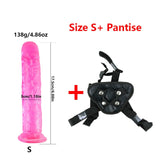 2.4~5.5cm dildo Strap-On penis Adjustable Strapon dildo realistic Sex toys for Lesbian women Couples suction cup dildo Pants