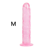 Erotic Soft Jelly Dildo Anal Butt Plug Realistic Penis Strong Suction Cup Dick Toy for Adult G-spot Orgasm Sex Toys for Woman