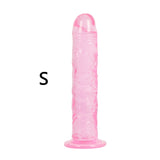 Erotic Soft Jelly Dildo Anal Butt Plug Realistic Penis Strong Suction Cup Dick Toy for Adult G-spot Orgasm Sex Toys for Woman