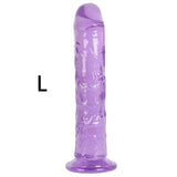 Erotic Soft Jelly Dildo Anal Butt Plug Realistic Penis Strong Suction Cup Dick Toy for Adult G-spot Orgasm Sex Toys for Woman