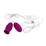 IKOKY Tongue Vibrators 11 Modes USB Power Vibrating Egg G-spot Massage Oral Licking Clitoris Stimulator Sex Toys for Women